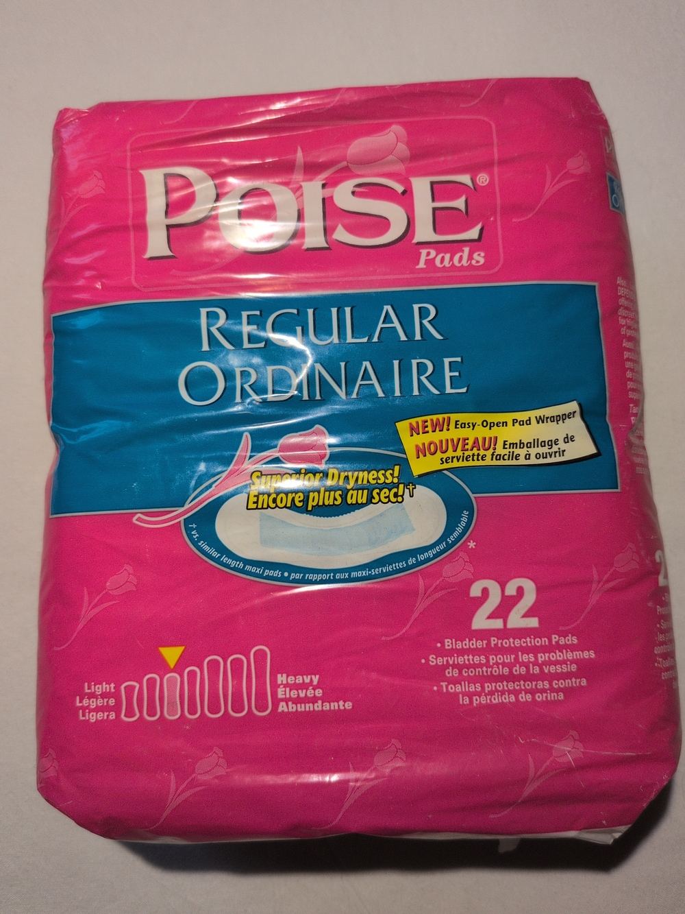 Poise Regular Bladder Protection Pads - Pink